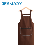 Tạp dề nail trơn đơn giản có khóa kéo